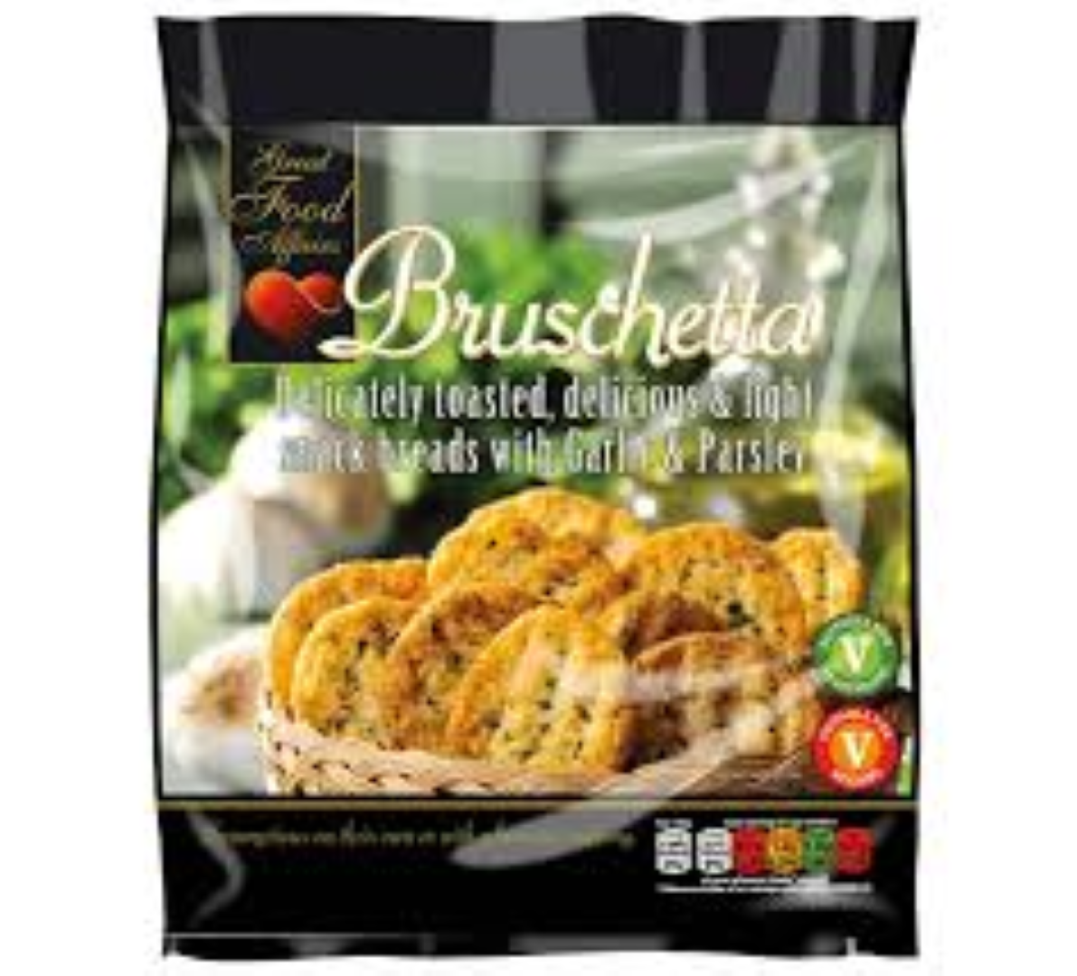 BRUSCHETTA SNACKS BREAD GARLIC N PARSLEYS 150G